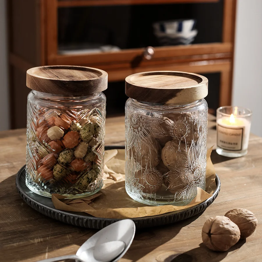 Transparent Glass Creative Storage Jar Sealed Kitchen with Lid Dried Fruit Moisture Proof Container Food Kitchen Items DA50SN
Transparent Glass Creative Storage Jar Sealed Kitchen with Lid Dried Fruit Moisture Proof Container Food Kitchen Items DA50SN