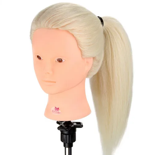 20" Makeup Training Practice Head 50% Real Hair Professional Hairdressing Dummy Doll Heads for Hairdressers Mannequin Head
20" Makeup Training Practice Head 50% Real Hair Professional Hairdressing Dummy Doll Heads for Hairdressers Mannequin Head