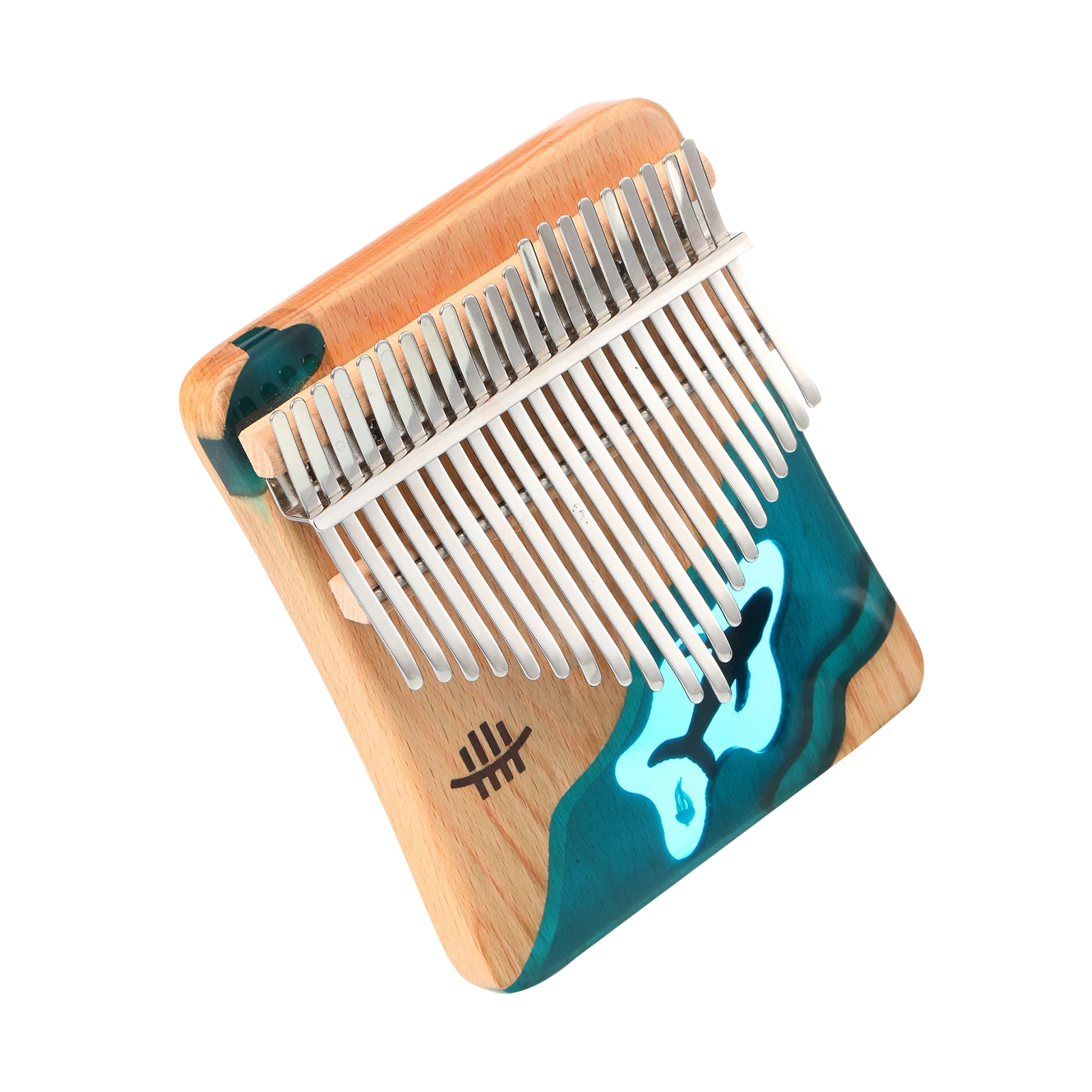 21 Keys Beech Wood Thumb Finger Piano Blue Ocean Whale Pattern Kalimba for Kids Adults Beginners with Tuning Hammer Songbook
21 Keys Beech Wood Thumb Finger Piano Blue Ocean Whale Pattern Kalimba for Kids Adults Beginners with Tuning Hammer Songbook