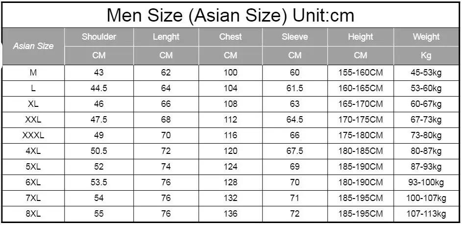 plus size 6XL 7XL 8XL winter Jacket Men Casual Thick fleece warm Man Jacket Sportswear Bomber Jacket Mens jackets and Coats
plus size 6XL 7XL 8XL winter Jacket Men Casual Thick fleece warm Man Jacket Sportswear Bomber Jacket Mens jackets and Coats