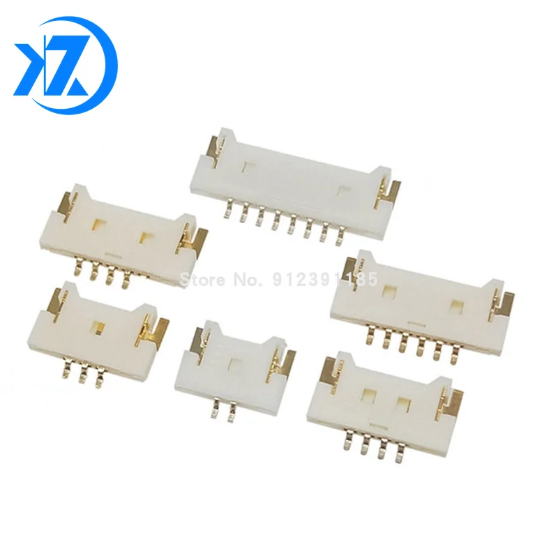 

10PCS MICRO JST 1.25mm Pitch Connector MX1.25 51146 Ultra-thin Type SMD Horizontal Socket 2P 3P 4P 5P 6P 7P 8P 9P 10P 11P 12P