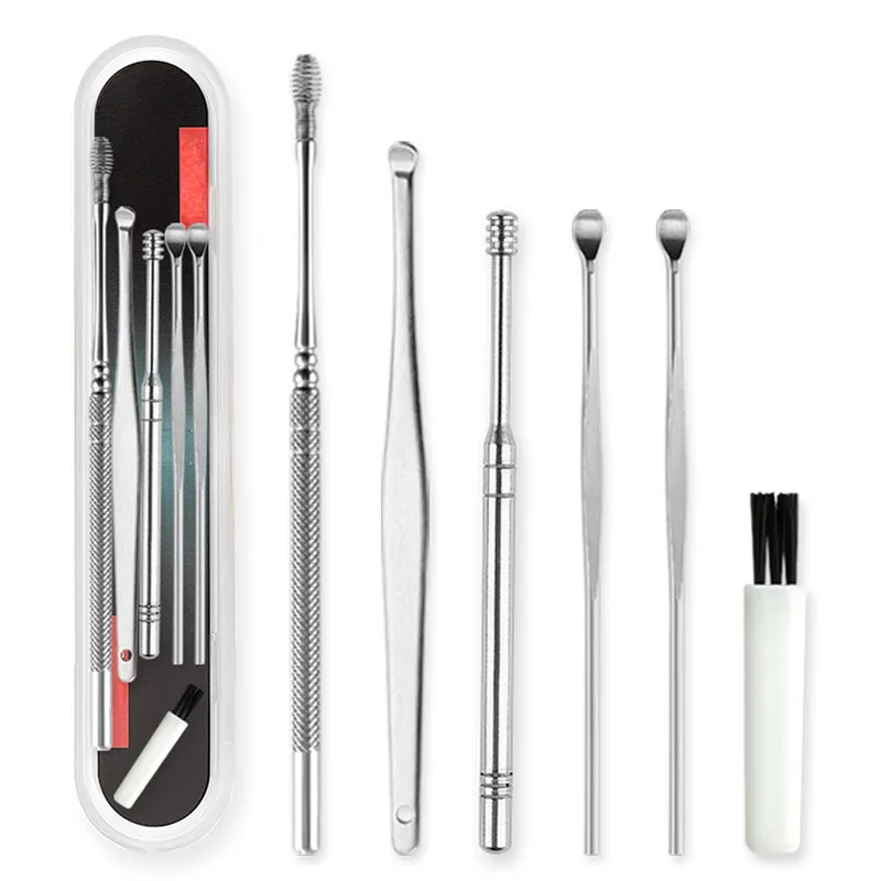 5/6Pcs Stainless Steel Earpick Wax Remover Curette Ear Pick Cleaner Ear Wax Pickers Ear Cleaner Spoon Care Ear Clean Tool
5/6Pcs Stainless Steel Earpick Wax Remover Curette Ear Pick Cleaner Ear Wax Pickers Ear Cleaner Spoon Care Ear Clean Tool
