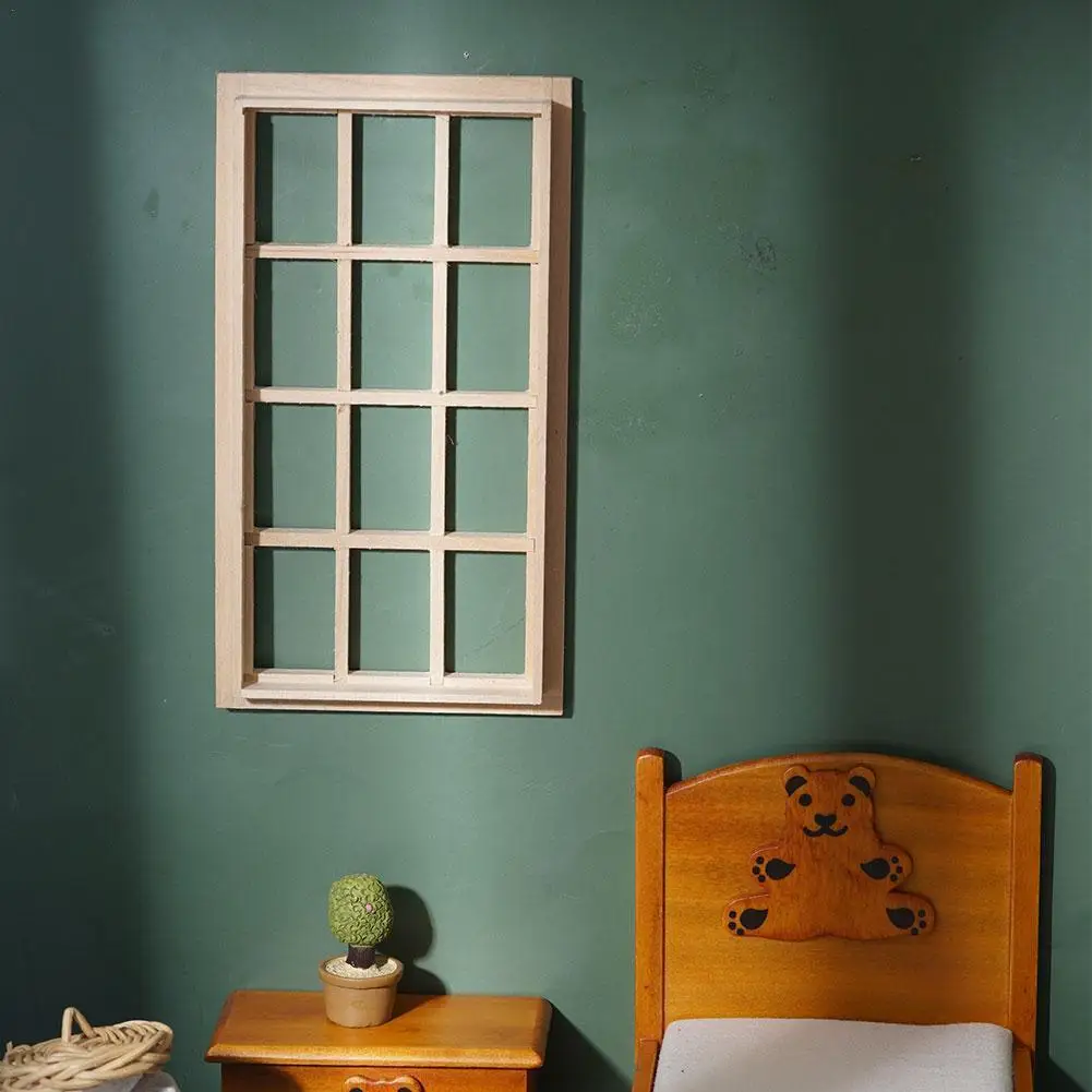 1Pc Diy Dedicated Simple 12 Lattice Window Model 1/6 High Acces Wooden Quality House Dolls Miniature 1:12 Dollhouse Furnitur X5C
1Pc Diy Dedicated Simple 12 Lattice Window Model 1/6 High Acces Wooden Quality House Dolls Miniature 1:12 Dollhouse Furnitur X5C