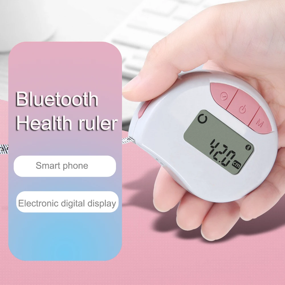 150cm Digital Body Tape Measure LED Electronic Health Band Tape Ruler Circumference And Linear Measure Mode Body Fat Caliper
150cm Digital Body Tape Measure LED Electronic Health Band Tape Ruler Circumference And Linear Measure Mode Body Fat Caliper