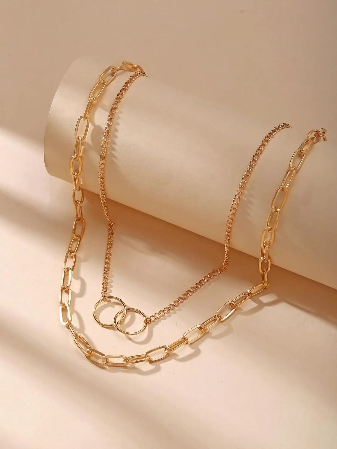 Multilayer Thin Metal Chain Necklace For Women Bohemia Circle Choker Fashion Jewelry Wholesale
Multilayer Thin Metal Chain Necklace For Women Bohemia Circle Choker Fashion Jewelry Wholesale