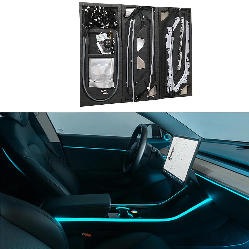 Декоративная лампа для автомобиля Tesla Model3 Model 3 2019 2020, сенсорное управление, 64 цвета
Декоративная лампа для автомобиля Tesla Model3 Model 3 2019 2020, сенсорное управление, 64 цвета