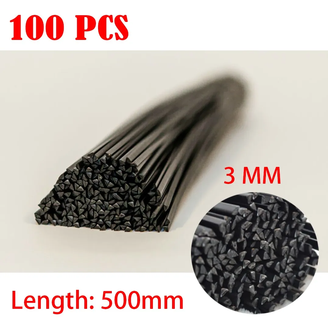 100pcs/set ABS Plastic Welding Rods 3mm 440mm Welding Rods Weld Bars Cored Wire For Motorbike Fairings Repair 310-360 °C
100pcs/set ABS Plastic Welding Rods 3mm 440mm Welding Rods Weld Bars Cored Wire For Motorbike Fairings Repair 310-360 °C