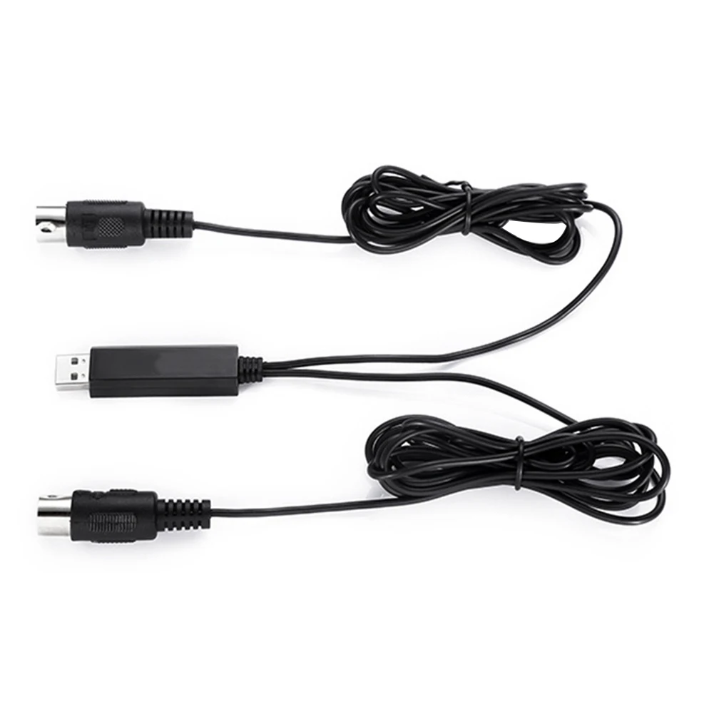 USB IN-OUT MIDI Cable One In One Out Interface 5 Pin Line Converter PC to Music Keyboard Adapter Cord Piano Laptop Windows Mac
USB IN-OUT MIDI Cable One In One Out Interface 5 Pin Line Converter PC to Music Keyboard Adapter Cord Piano Laptop Windows Mac