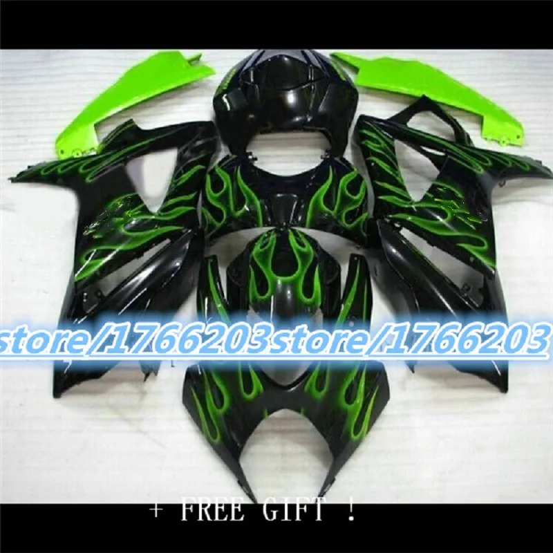 Upgrade your Fairing kits black green flame for Suzuki GSXR 1000 2007 2008 GSXR1000 K7 K8 motorcycle streets fairings kit 07 08
Upgrade your Fairing kits black green flame for Suzuki GSXR 1000 2007 2008 GSXR1000 K7 K8 motorcycle streets fairings kit 07 08