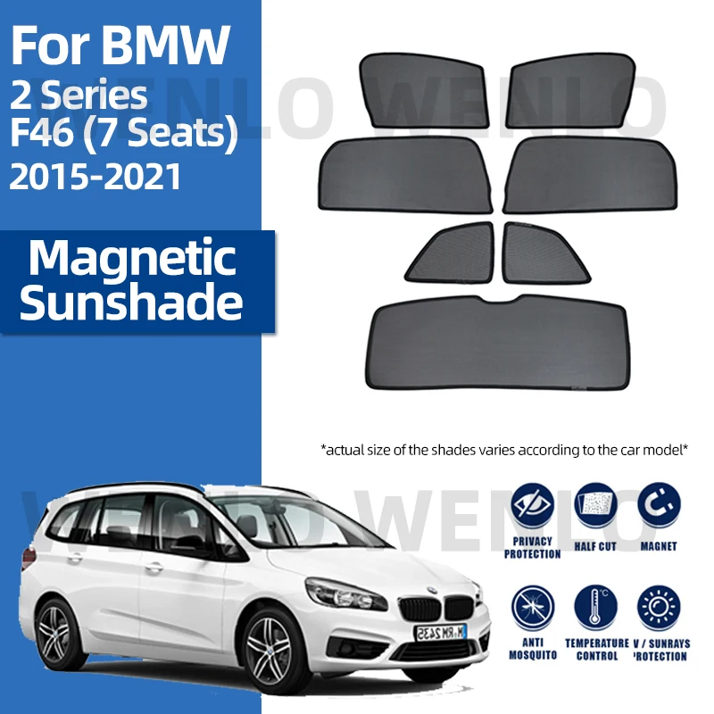 Солнцезащитные магнитные занавески на лобовое стекло для BMW 2 серии F46 7 мест 2015-2021, складные солнцезащитные занавески, москитная сетка
Солнцезащитные магнитные занавески на лобовое стекло для BMW 2 серии F46 7 мест 2015-2021, складные солнцезащитные занавески, москитная сетка