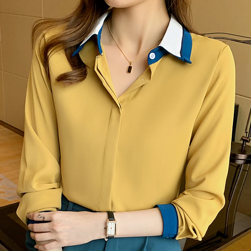 Fashion Women Clothes Chiffon Blouse New 2021 Spring Autumn Long Sleeve Woman Ladies Office Blouses Shirts Femme Elegant Blusas
Fashion Women Clothes Chiffon Blouse New 2021 Spring Autumn Long Sleeve Woman Ladies Office Blouses Shirts Femme Elegant Blusas