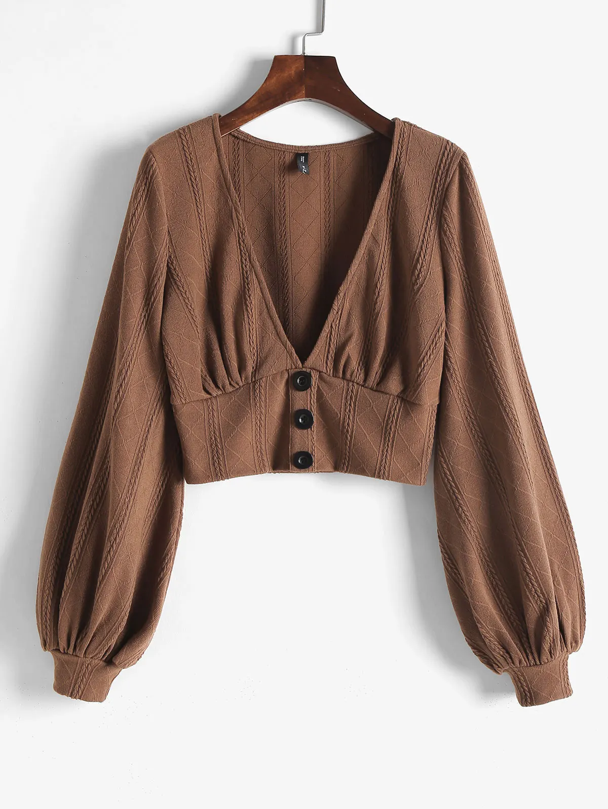 Cable Knit Button Front Solid Knitwear Sexy Women Solid Knitwear Crochet Puff Long Sleeve Knitted Shirts Tops Female Slim Jumper
Cable Knit Button Front Solid Knitwear Sexy Women Solid Knitwear Crochet Puff Long Sleeve Knitted Shirts Tops Female Slim Jumper