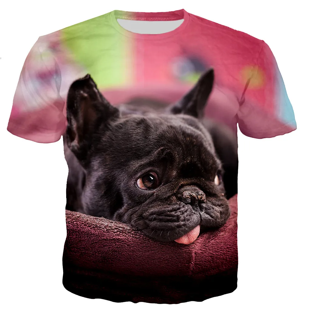 Hot Sale Animal French Bulldog 3D Printed T-shirt Unisex Fashion Casual Round Neck Harajuku Popular Summer Short Sleeve Tops
Hot Sale Animal French Bulldog 3D Printed T-shirt Unisex Fashion Casual Round Neck Harajuku Popular Summer Short Sleeve Tops