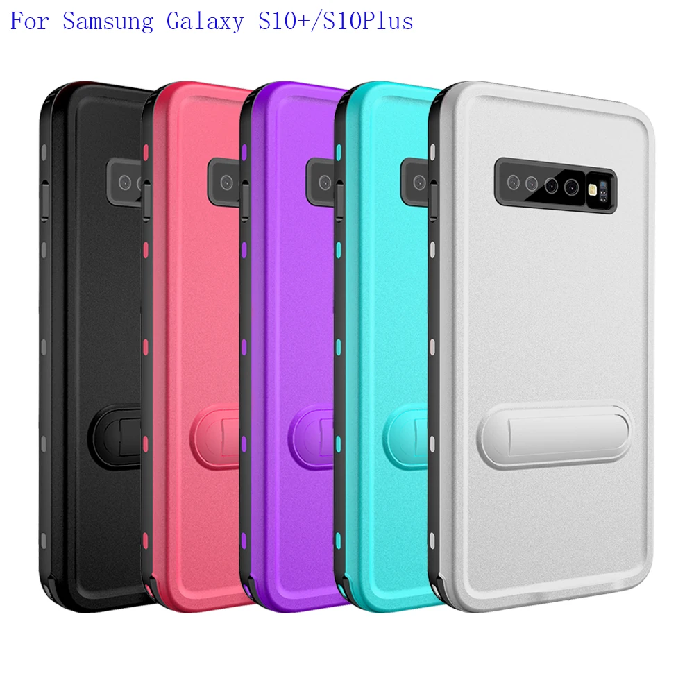 Waterproof Diving Outdoor Case For Samsung Galaxy S10Plus Waterproof Case Cover Perfect For S10+ Support fingerprint unlocking
Waterproof Diving Outdoor Case For Samsung Galaxy S10Plus Waterproof Case Cover Perfect For S10+ Support fingerprint unlocking
