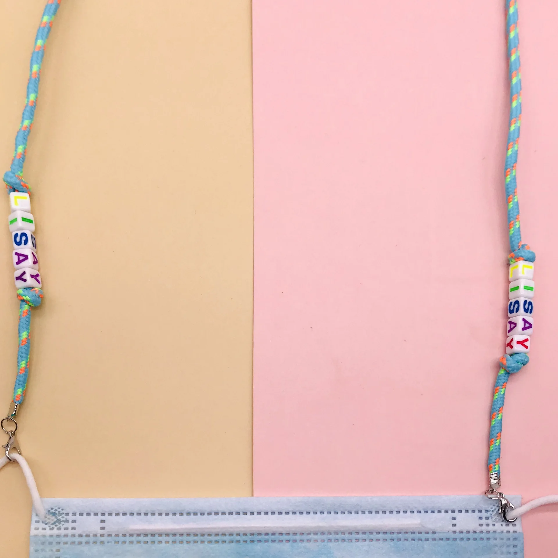 2021 Simple Handmade Letter Beads Colorful Glasses Chain Lanyard Accessary 
2021 Simple Handmade Letter Beads Colorful Glasses Chain Lanyard Accessary