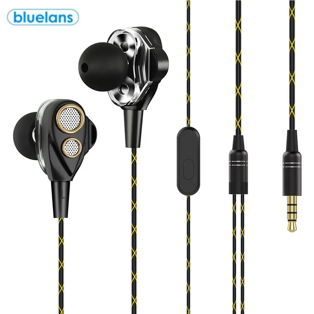 2020 New 4 Units Speakers Dual Cores Dynamic Big Sound Unit In-Ear Wired Earphone 3D Stereo Music Headset Shield Noise
2020 New 4 Units Speakers Dual Cores Dynamic Big Sound Unit In-Ear Wired Earphone 3D Stereo Music Headset Shield Noise