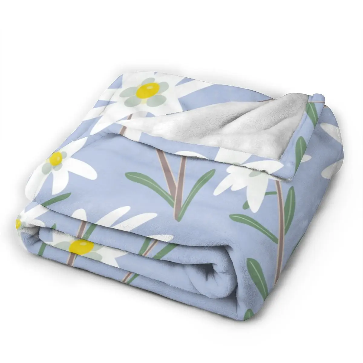 Flannel Blanket Cute Edelweiss Flowers Ultra-Soft Micro Fleece Blanket for Bathrobe Sofa Bed Travel Home Winter Spring Fall
Flannel Blanket Cute Edelweiss Flowers Ultra-Soft Micro Fleece Blanket for Bathrobe Sofa Bed Travel Home Winter Spring Fall