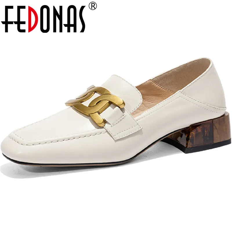 FEDONAS Thick Botton Round Toe Shoes Woman 2021 Spring Genuine Leather Women Shoes Shallow Concise Basic Wedding Shoes Woman
FEDONAS Thick Botton Round Toe Shoes Woman 2021 Spring Genuine Leather Women Shoes Shallow Concise Basic Wedding Shoes Woman