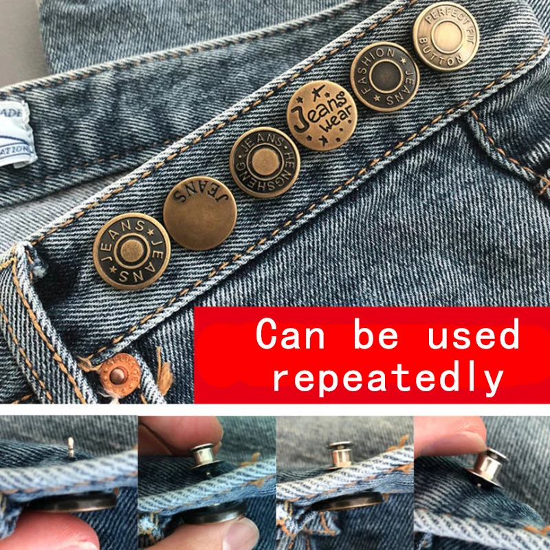 Buttons For Jeans Metal 5PCS/Lot 17mm Wide Sewing Accessories Handmade DIY Crafts Clothing Garments Decorative Retro Button
Buttons For Jeans Metal 5PCS/Lot 17mm Wide Sewing Accessories Handmade DIY Crafts Clothing Garments Decorative Retro Button