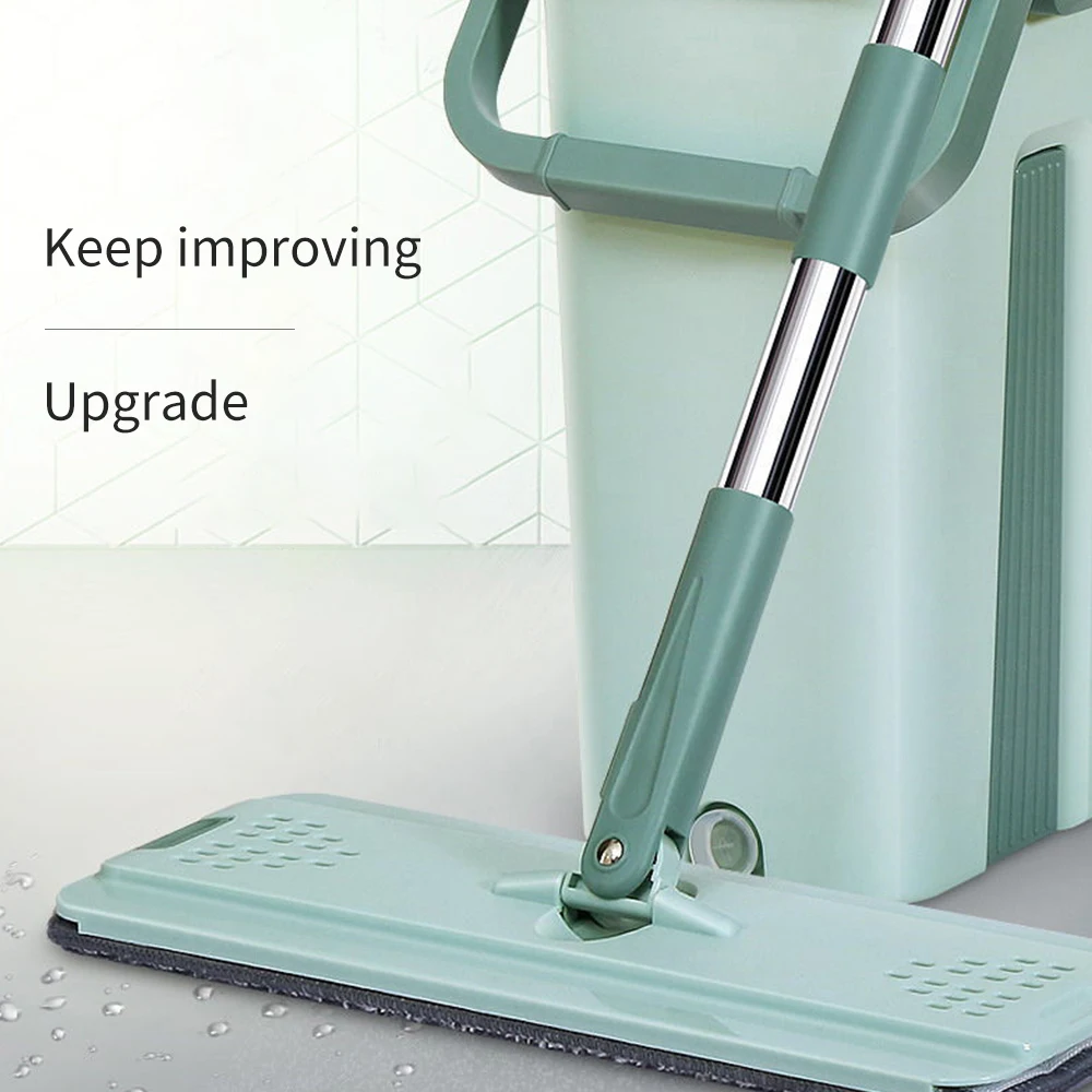Floor Mop 360 Cleaning Microfiber Mop Pads Vadrouille Hand-free Washable Flat Mop Bucket Set Squeeze
Floor Mop 360 Cleaning Microfiber Mop Pads Vadrouille Hand-free Washable Flat Mop Bucket Set Squeeze