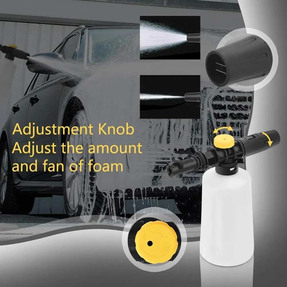 Car Spring Washer Soap Foam Generator With Adjustable Sprayer Nozzle Foam Spray Gun For Karcher K2 K3 K4 K5 K6 K7
Car Spring Washer Soap Foam Generator With Adjustable Sprayer Nozzle Foam Spray Gun For Karcher K2 K3 K4 K5 K6 K7