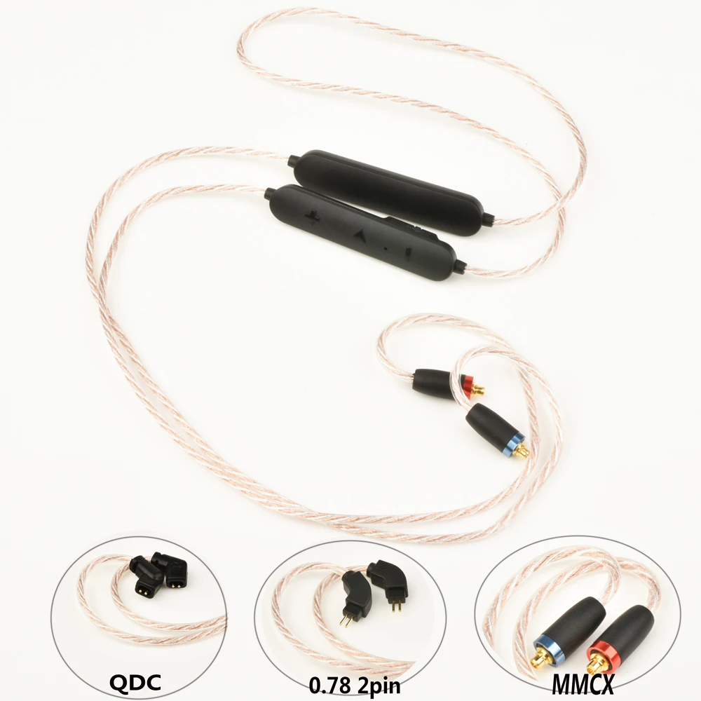 MMCX 0.78 2PIN QDC Bluetooth5.0 Wireless Module Earphone Upgrade Cable No bottom noise For ZS10 pro ZAX ZSX ZSN EDX SE215 UE900
MMCX 0.78 2PIN QDC Bluetooth5.0 Wireless Module Earphone Upgrade Cable No bottom noise For ZS10 pro ZAX ZSX ZSN EDX SE215 UE900