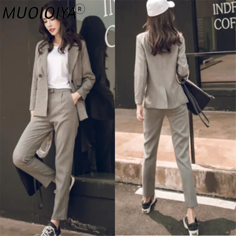 Vintage Pants Suits Women Elegant Office Lady Suit Formal Work Blazer Jacket Trouser Two Piece Set OL 2021 Spring Autumn Outfit
Vintage Pants Suits Women Elegant Office Lady Suit Formal Work Blazer Jacket Trouser Two Piece Set OL 2021 Spring Autumn Outfit