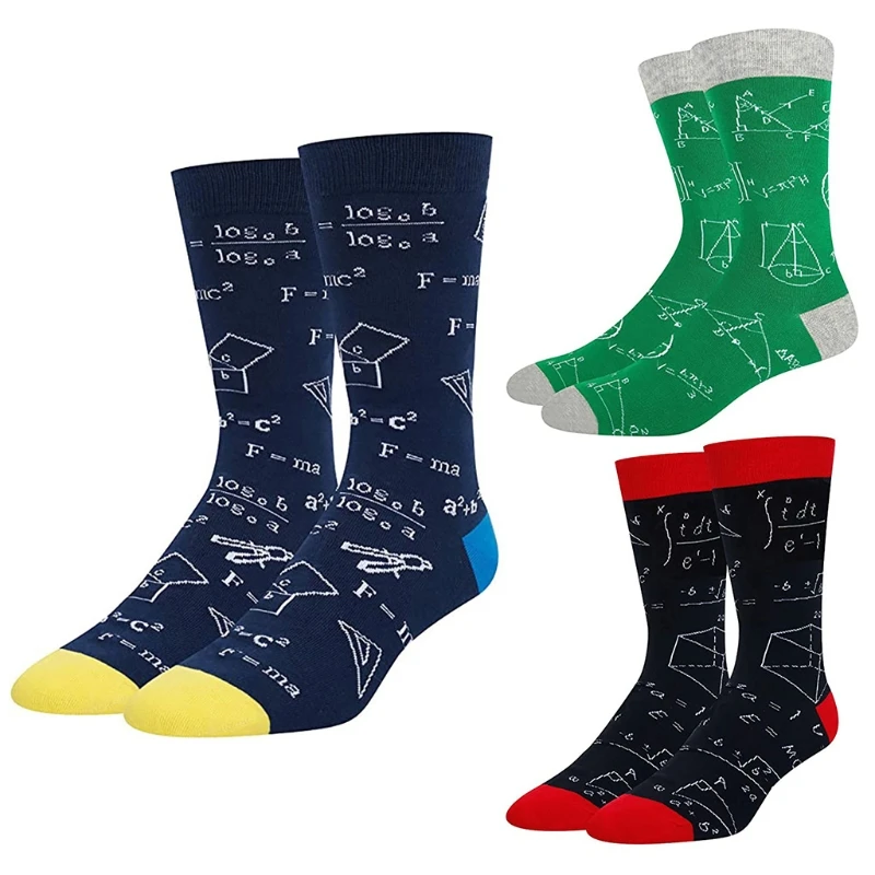 Mathematical Formula Print Crew Socks Geometry Abstract Math Funny Tube Hosiery 6XDA
Mathematical Formula Print Crew Socks Geometry Abstract Math Funny Tube Hosiery 6XDA