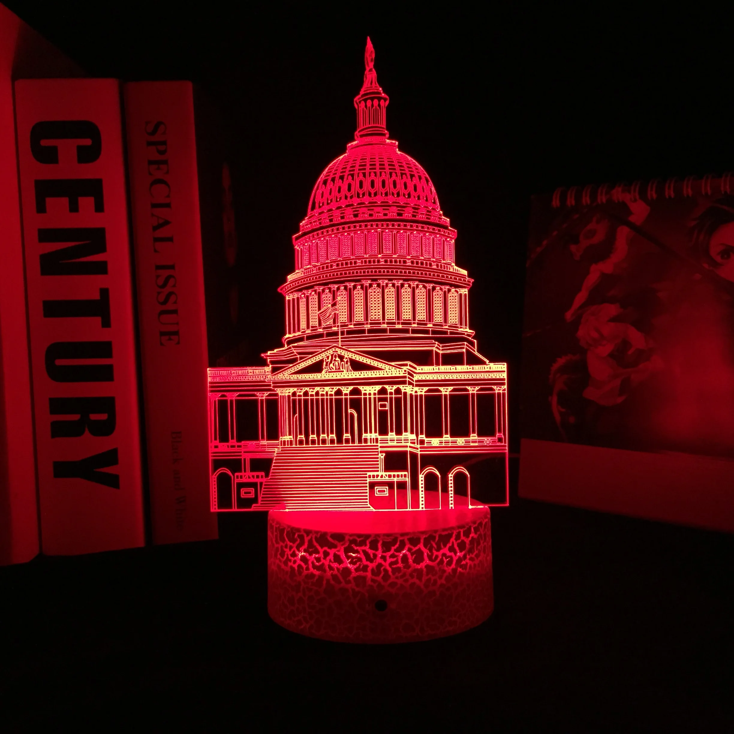 America Building 3D Night Light National Flag LED Acrylic Lamp for Child Bedroom Decoration Lamp Birthday Gift Table Light
America Building 3D Night Light National Flag LED Acrylic Lamp for Child Bedroom Decoration Lamp Birthday Gift Table Light