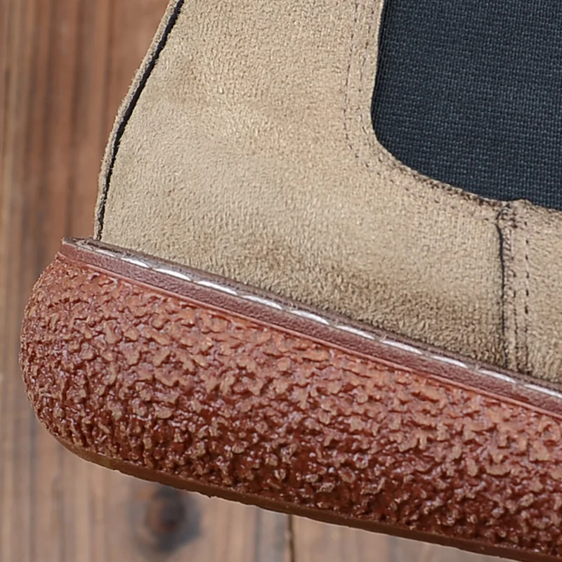 Japanese Retro Harajuku Style Thick-Sole Chelsea Short Boots British Style Flat Martin Boots Student Casual Womens Ankle Boots
Japanese Retro Harajuku Style Thick-Sole Chelsea Short Boots British Style Flat Martin Boots Student Casual Womens Ankle Boots