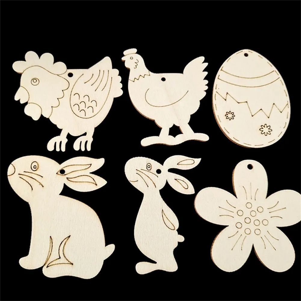 10pcs Easter Ornaments Rabbit Egg Rooster Wooden Decor Crafts Wood Chips Cutouts DIY Natural Hanging Tag Party Decor
10pcs Easter Ornaments Rabbit Egg Rooster Wooden Decor Crafts Wood Chips Cutouts DIY Natural Hanging Tag Party Decor