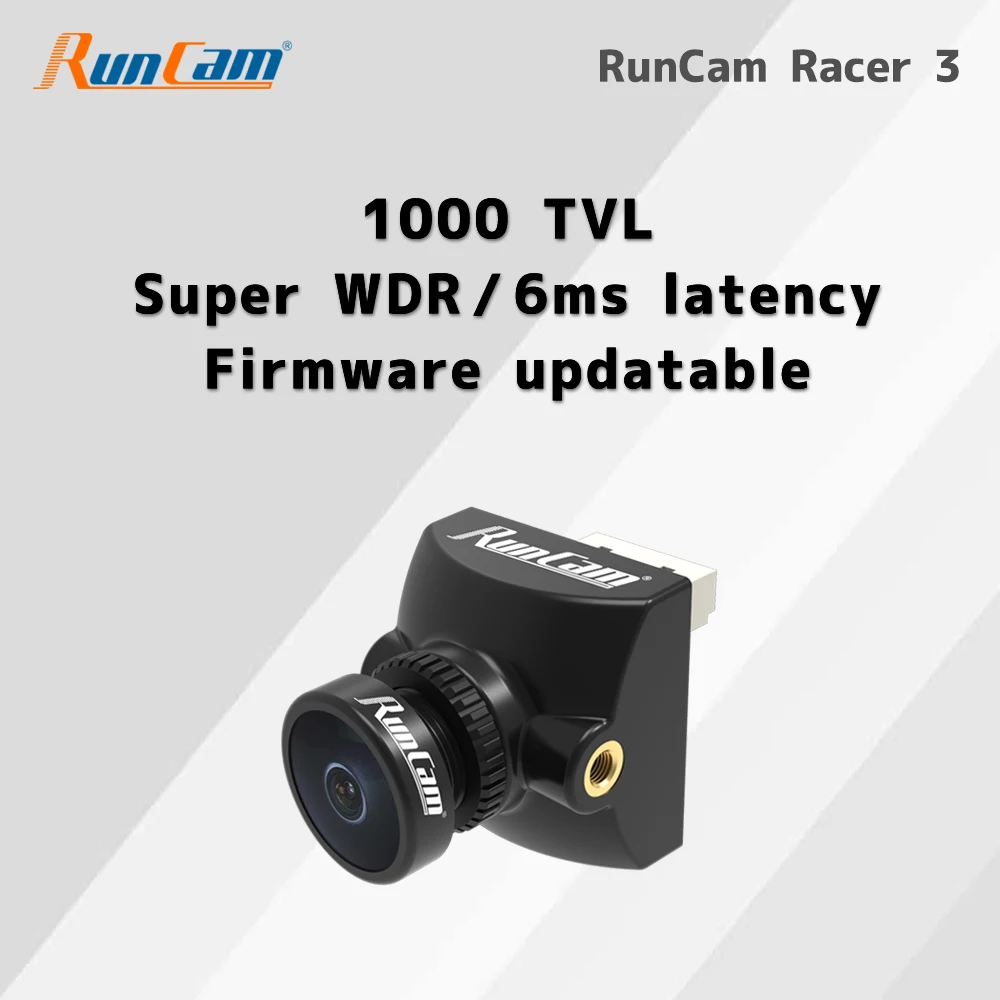 RunCam Racer 3 Racer3 микро FPV гоночная камера CMOS 1000TVL Super WDR задержка 6 мс для FPV гоночного дрона Racer 3 Микро FPV камера
RunCam Racer 3 Racer3 микро FPV гоночная камера CMOS 1000TVL Super WDR задержка 6 мс для FPV гоночного дрона Racer 3 Микро FPV камера
