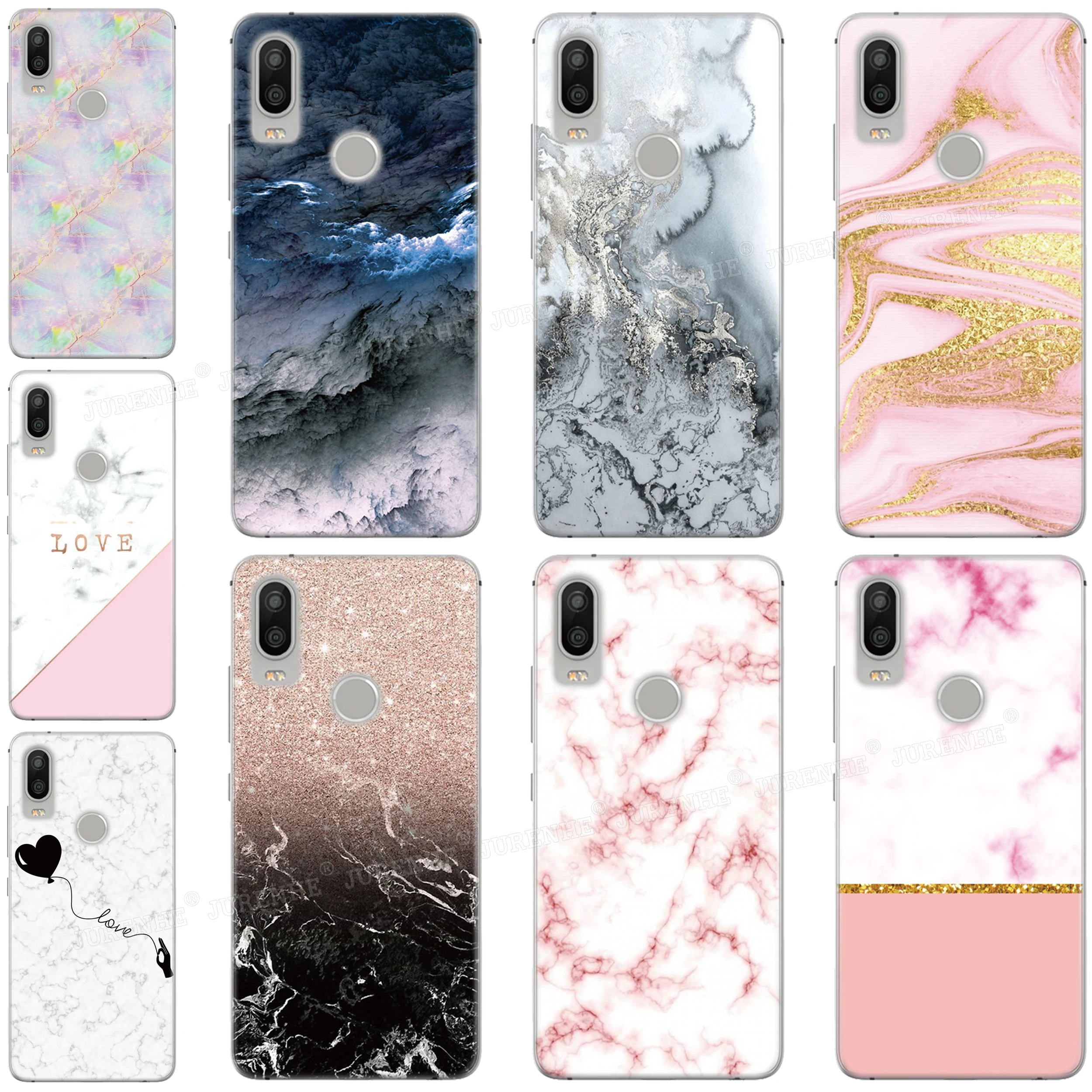 Красочные Мрамор силиконовый чехол для Umidigi Зубр A7S A3X A3S F2 F1 Play X One Max A5 A3 A7 S3 S5 A9 Pro
