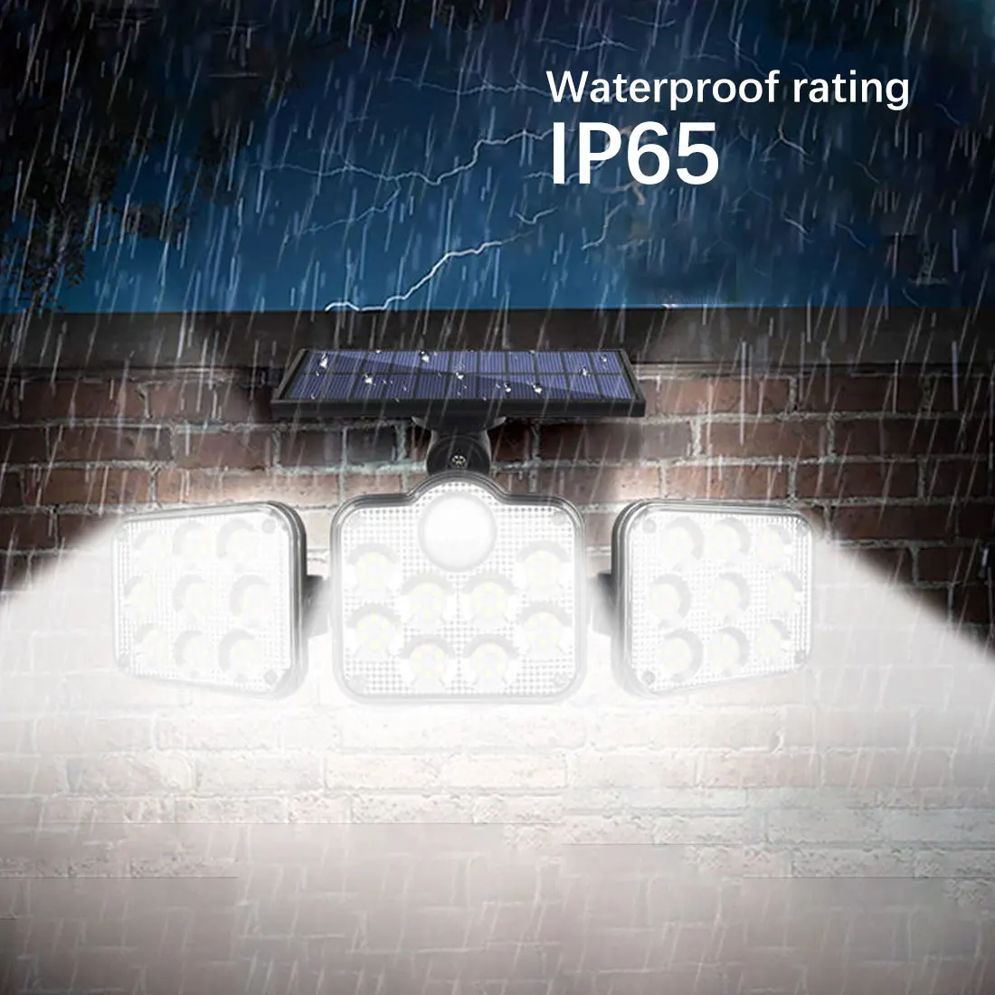 IP65 Adjustable Head Waterproof Solar Motion Sensor Light Solar Light Adjustable Head Solar Light Garage Garden Wide Angle Photo
IP65 Adjustable Head Waterproof Solar Motion Sensor Light Solar Light Adjustable Head Solar Light Garage Garden Wide Angle Photo