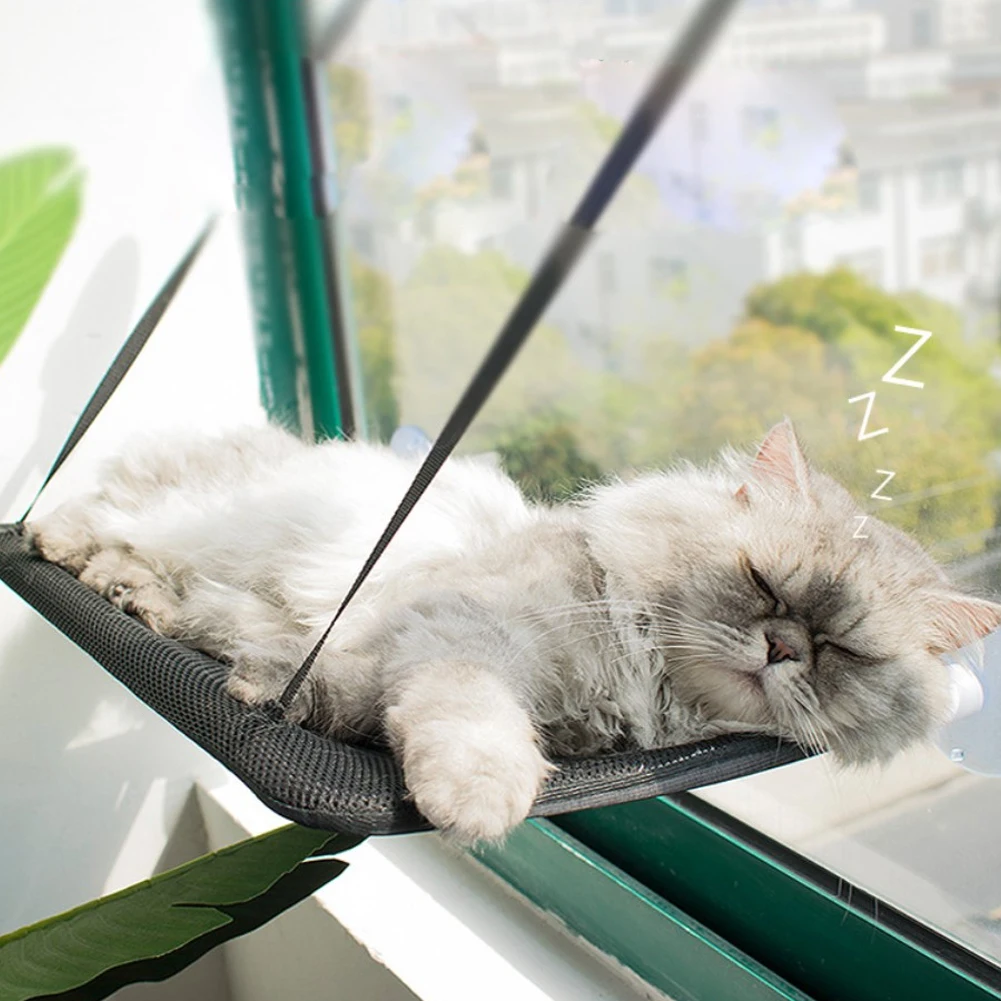 Cat Bed Window Mounted Cat Hammock Bed Pet Seat Super Suction Cup Hanging Lounger Soft Warm Bed For Cats Small Dogs Rabbits 
Cat Bed Window Mounted Cat Hammock Bed Pet Seat Super Suction Cup Hanging Lounger Soft Warm Bed For Cats Small Dogs Rabbits