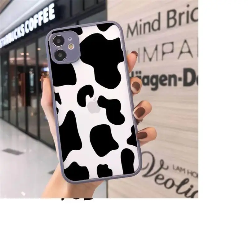 White Black Cow Symbol Pattern Print Phone Cases Matte Transparent for iPhone 7 8 11 12 s mini pro X XS XR MAX Plus cover funda
White Black Cow Symbol Pattern Print Phone Cases Matte Transparent for iPhone 7 8 11 12 s mini pro X XS XR MAX Plus cover funda