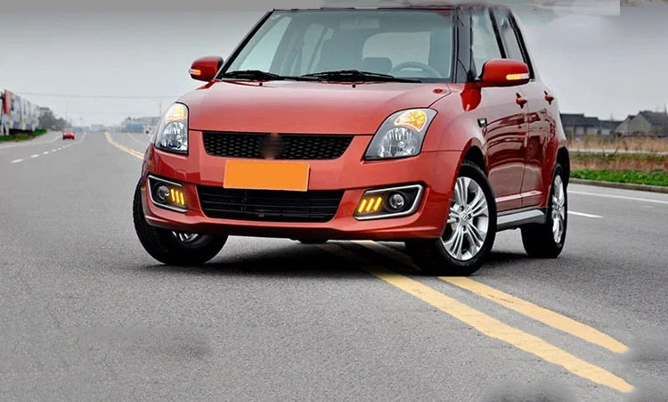 Eosuns Led Drl Daytime Running Light +front Fog Light for Suzuki Swift 2013-2016 with Dynamic Moving Yellow Turn Signal
Eosuns Led Drl Daytime Running Light +front Fog Light for Suzuki Swift 2013-2016 with Dynamic Moving Yellow Turn Signal