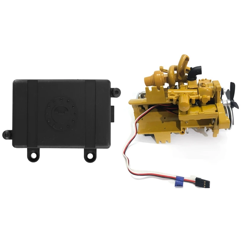 2 Pcs RC Car Part: 1 Pcs Receiver Box Rc Car Radio Box Decoration Tool Plastic & 1 Pcs HG 6ASS-P01 RC Car Metal Engine 
2 Pcs RC Car Part: 1 Pcs Receiver Box Rc Car Radio Box Decoration Tool Plastic & 1 Pcs HG 6ASS-P01 RC Car Metal Engine