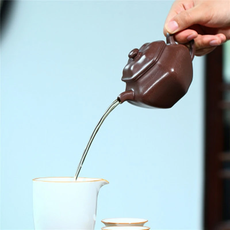Chinese Purple Clay Teapot Imitation Old Pot Pure Handmade Raw Ore Zisha Six Party Rhombus Gong Fu Teaware 210ML Kettle
Chinese Purple Clay Teapot Imitation Old Pot Pure Handmade Raw Ore Zisha Six Party Rhombus Gong Fu Teaware 210ML Kettle