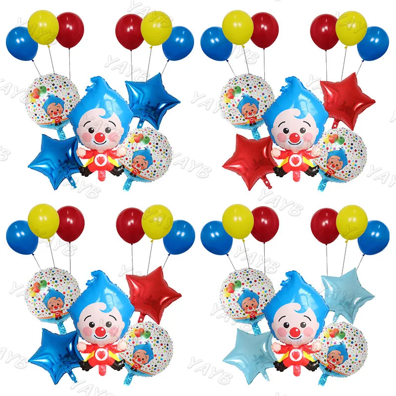 11Pcs Plim Clown Balloons Set Cartoon Droll Star Latex Globo Children's Birthday Party Baby Shower Home Decorations Kid Toy Gift
11Pcs Plim Clown Balloons Set Cartoon Droll Star Latex Globo Children's Birthday Party Baby Shower Home Decorations Kid Toy Gift