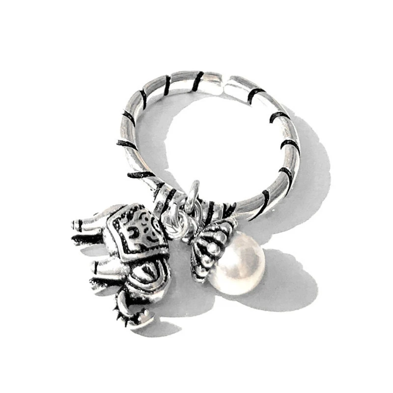 Personality Vintage Elephant Pearl Pendant Rings Women Adjustable Open Ring Gift
Personality Vintage Elephant Pearl Pendant Rings Women Adjustable Open Ring Gift
