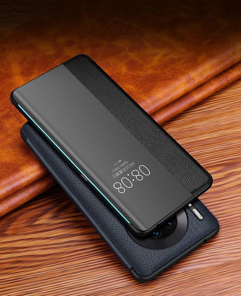 For Huawei Mate 30 Pro Luxury Litchi Genuine Leather Flip Case For Huawei P20 P30 Mate 20 Pro Lite Smart Touch View Window Cover
For Huawei Mate 30 Pro Luxury Litchi Genuine Leather Flip Case For Huawei P20 P30 Mate 20 Pro Lite Smart Touch View Window Cover