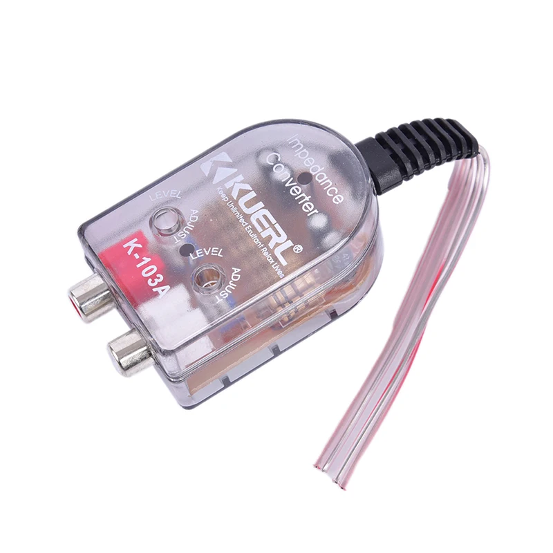 New Practical 12V Car Stero Radio Speaker High To Low RCA Audio Impedance Converter Convert
New Practical 12V Car Stero Radio Speaker High To Low RCA Audio Impedance Converter Convert