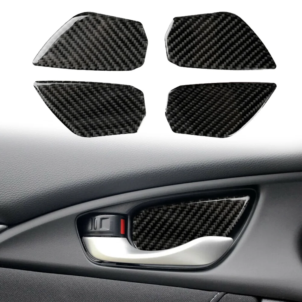 Parts Door Handle Bowl Cover 4pcs Carbon Interior For Honda Civic 10th 2016-19 Sticker Accessories Durable
Parts Door Handle Bowl Cover 4pcs Carbon Interior For Honda Civic 10th 2016-19 Sticker Accessories Durable