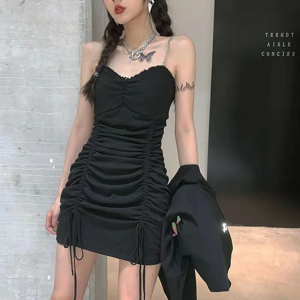2021 Summer New Fashion Sexy Girl Female Women Dark Academia Dresses Mini Camis Black White Bodycon Bandage Dress
2021 Summer New Fashion Sexy Girl Female Women Dark Academia Dresses Mini Camis Black White Bodycon Bandage Dress