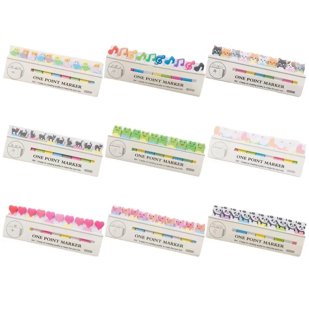 Mini Cute Kawaii Cartoon Animal Creative Bookmark Self-adhesive Note Paper School Supplies Sticker Children Student Gift
Mini Cute Kawaii Cartoon Animal Creative Bookmark Self-adhesive Note Paper School Supplies Sticker Children Student Gift