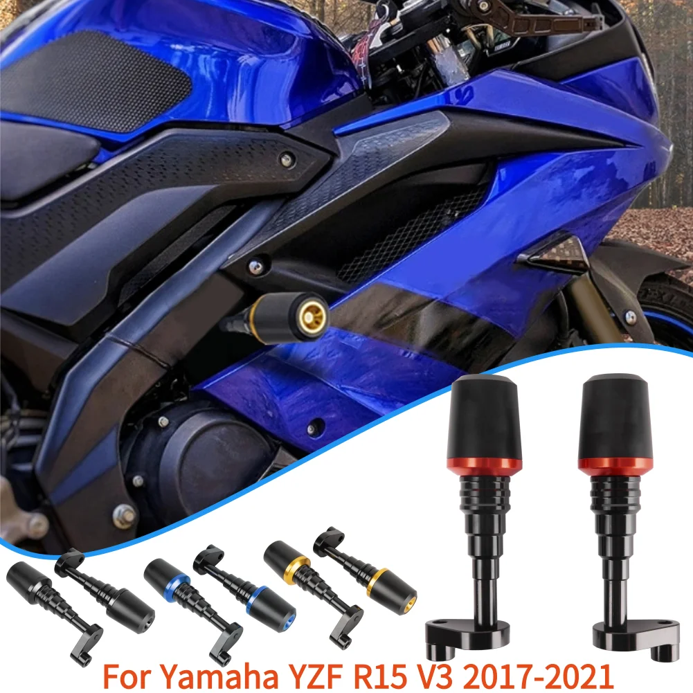 YZF-R15 V3 2018 2019 2020 мотоциклетные рамки ползунки ночлега протектор обтекатель защита для Yamaha YZF R15 V3 2017-2021
YZF-R15 V3 2018 2019 2020 мотоциклетные рамки ползунки ночлега протектор обтекатель защита для Yamaha YZF R15 V3 2017-2021