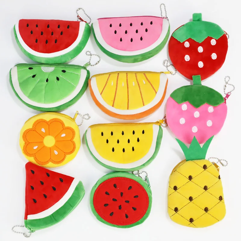 Simulation Fruits Plush Coin Purse Cute Zippers Small Coin Packet Wallet For Children Girl Pouches Money Bag Change Case Gifts
Simulation Fruits Plush Coin Purse Cute Zippers Small Coin Packet Wallet For Children Girl Pouches Money Bag Change Case Gifts