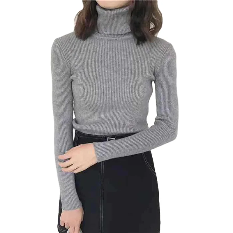Women Sweaters Pullovers Fall Winter Stylish Long Sleeve High Collar Jumpers Top Fashion Solid Color Knitwear for Ladies Female
Women Sweaters Pullovers Fall Winter Stylish Long Sleeve High Collar Jumpers Top Fashion Solid Color Knitwear for Ladies Female