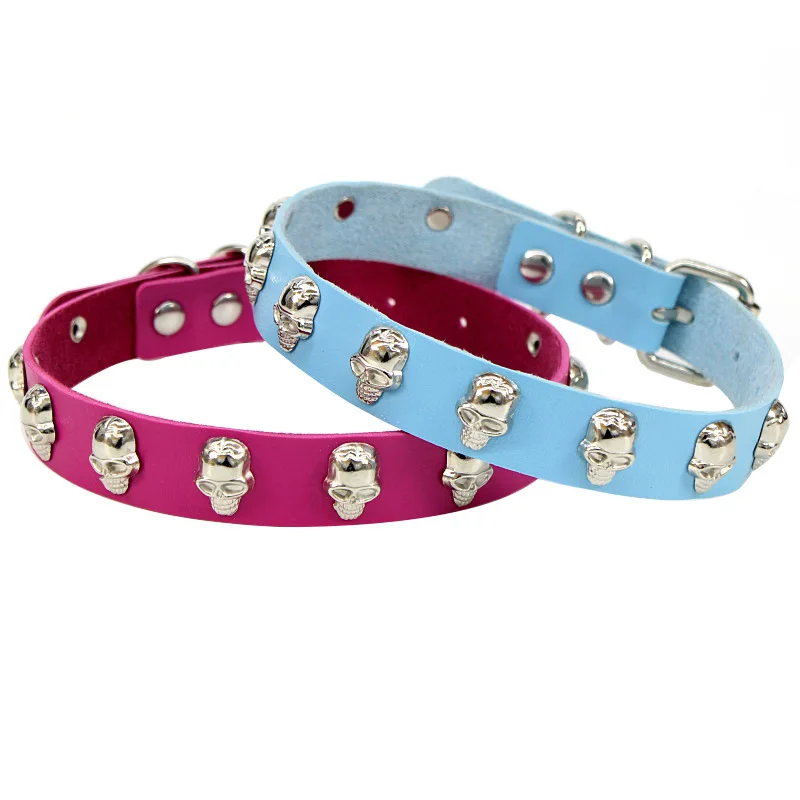 Punk Gothic Jewelry Hip-hop Lady Skull PU Leather Collar Strap Skeleton Women Choker Necklace Jewelry
Punk Gothic Jewelry Hip-hop Lady Skull PU Leather Collar Strap Skeleton Women Choker Necklace Jewelry
